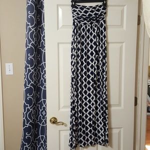 Navy Blue Maxi Dress